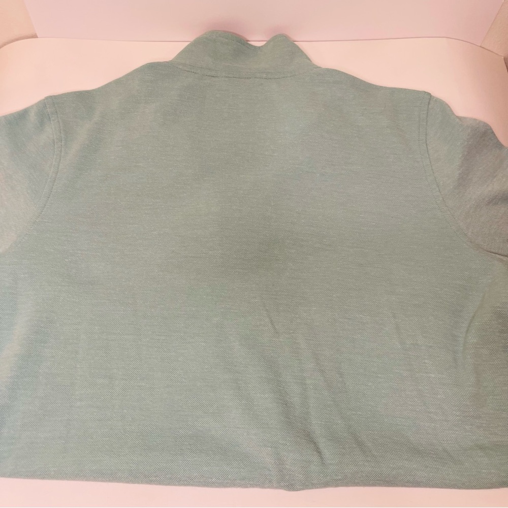 L.L. Bean Men's Comfort Stretch Piqué Quarter Zip Pullover, Long-Sleeve - Picture 6 of 6